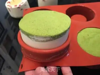 Make Rose milk mousse step 17