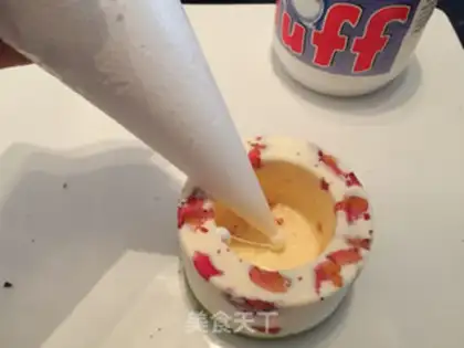 Make Rose milk mousse step 19