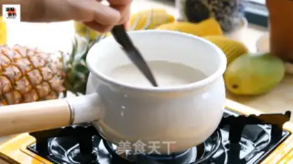 Make Cinnamon milk tea step 3