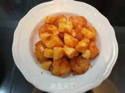 Make Apple curd shrimp step 8