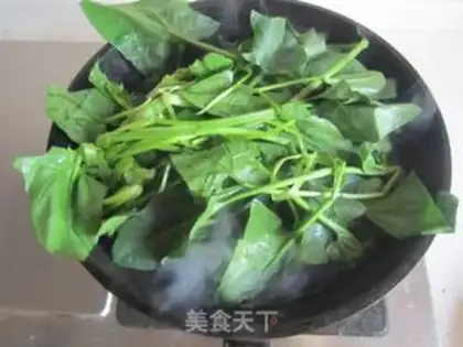 Make Chicken silk spinach step 3