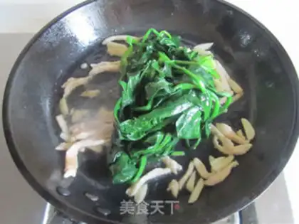 Make Chicken silk spinach step 6