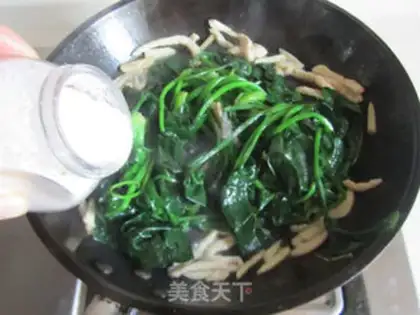 Make Chicken silk spinach step 7