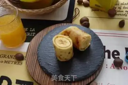 Make oatmeal banana roll step 11