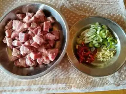 Make Shrimp sauce step 1