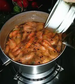 Make Salt water to shrimp step 6