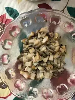 Make Porridge of mushroom abalone carrots step 6