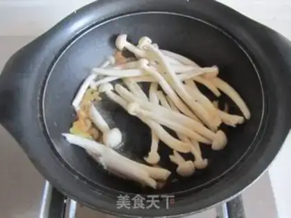 Make Tofu seafood mushrooms and eggs soup step 3