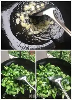 Make Clear the broccoli step 1