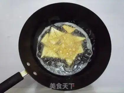 Make Tofu horns step 2