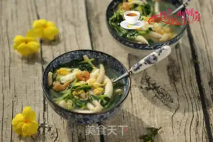 Make Tofu seafood mushrooms and eggs soup step 9