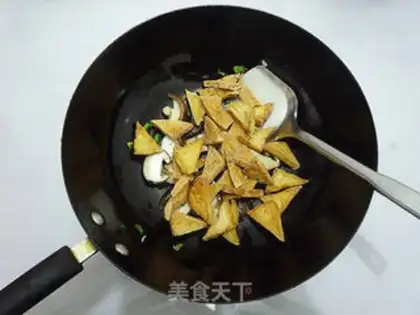 Make Tofu horns step 7