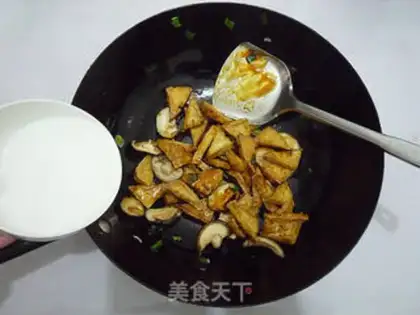 Make Tofu horns step 9