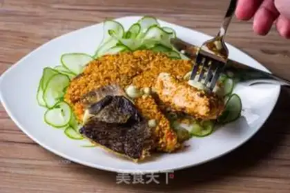 Make English salmon step 17