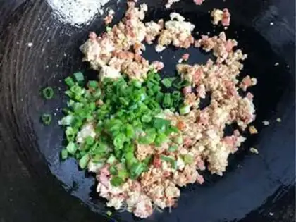 Make Egg tofu roll step 4