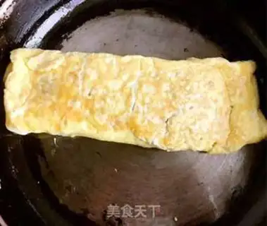 Make Egg tofu roll step 6