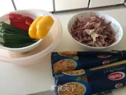 Make Goose ace and macaroni step 0