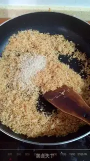 Make Seamese sesame pine step 7