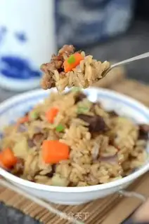 Make Potato beef rice step 7
