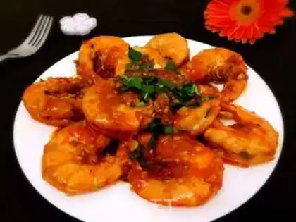 Make Cheese juice and shrimp step 12