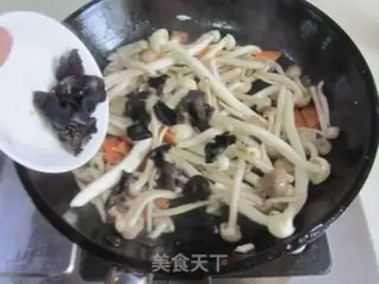 Make Two mushrooms, pork chops step 6