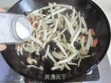 Make Two mushrooms, pork chops step 8