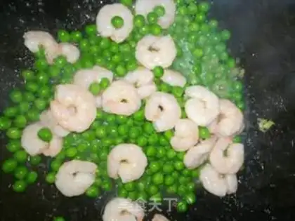 Make Blue bean shrimp step 5