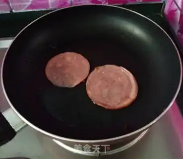 Make Ham cheese sandwich step 2
