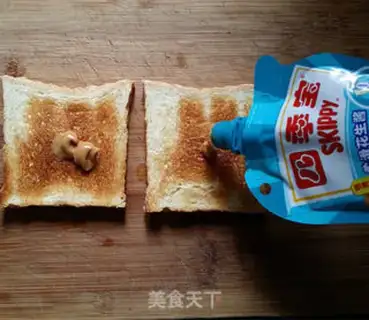 Make Ham cheese sandwich step 5