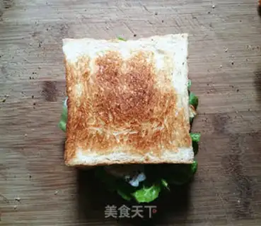 Make Ham cheese sandwich step 9
