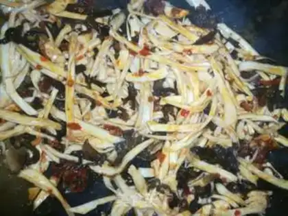 Make Fish apricot mushroom step 6