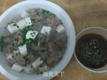 Make Tofu smoothie soup step 2