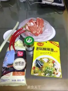 Make Sour sauce, oxen noodles step 0