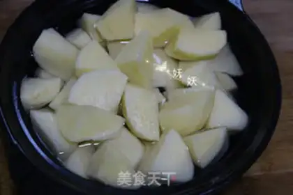 Make Potato fried abalone step 0