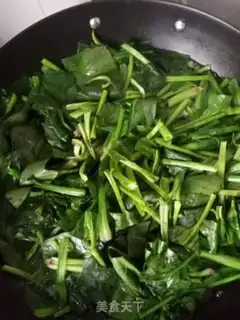 Make Sesame sauce spinach step 2