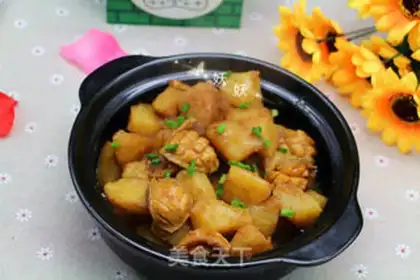 Make Potato fried abalone step 9