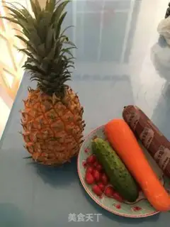 Make Pineapple rice step 0