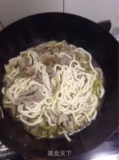 Make Sour sauce, oxen noodles step 12