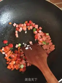 Make Pineapple rice step 4
