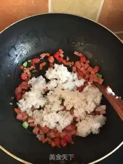 Make Pineapple rice step 5