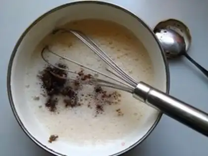 Make Shrimp sauce and eggs step 3