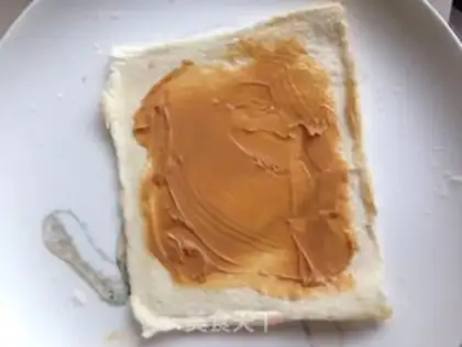 Make Peanut butter bacon sandwich step 3