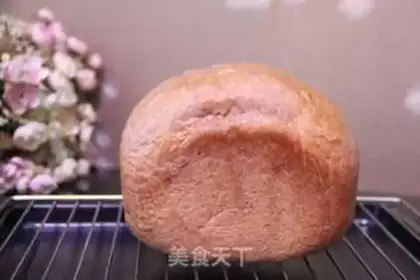 Make Black rice cream bread step 2