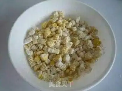 Make Corn cheese step 1