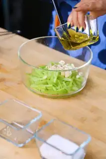 Make Celery almonds and English tea step 2
