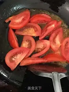 Make Tomato fried eggs step 6
