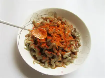 Make Garlic spicy shrimp step 3
