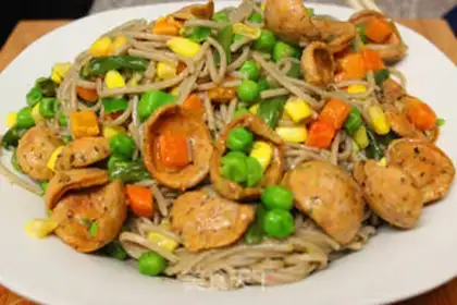 Make Sausage noodles step 9