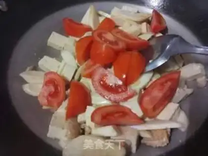 Make Tomato abalone tofu step 10