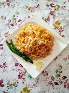 Make Egg fried rice step 7